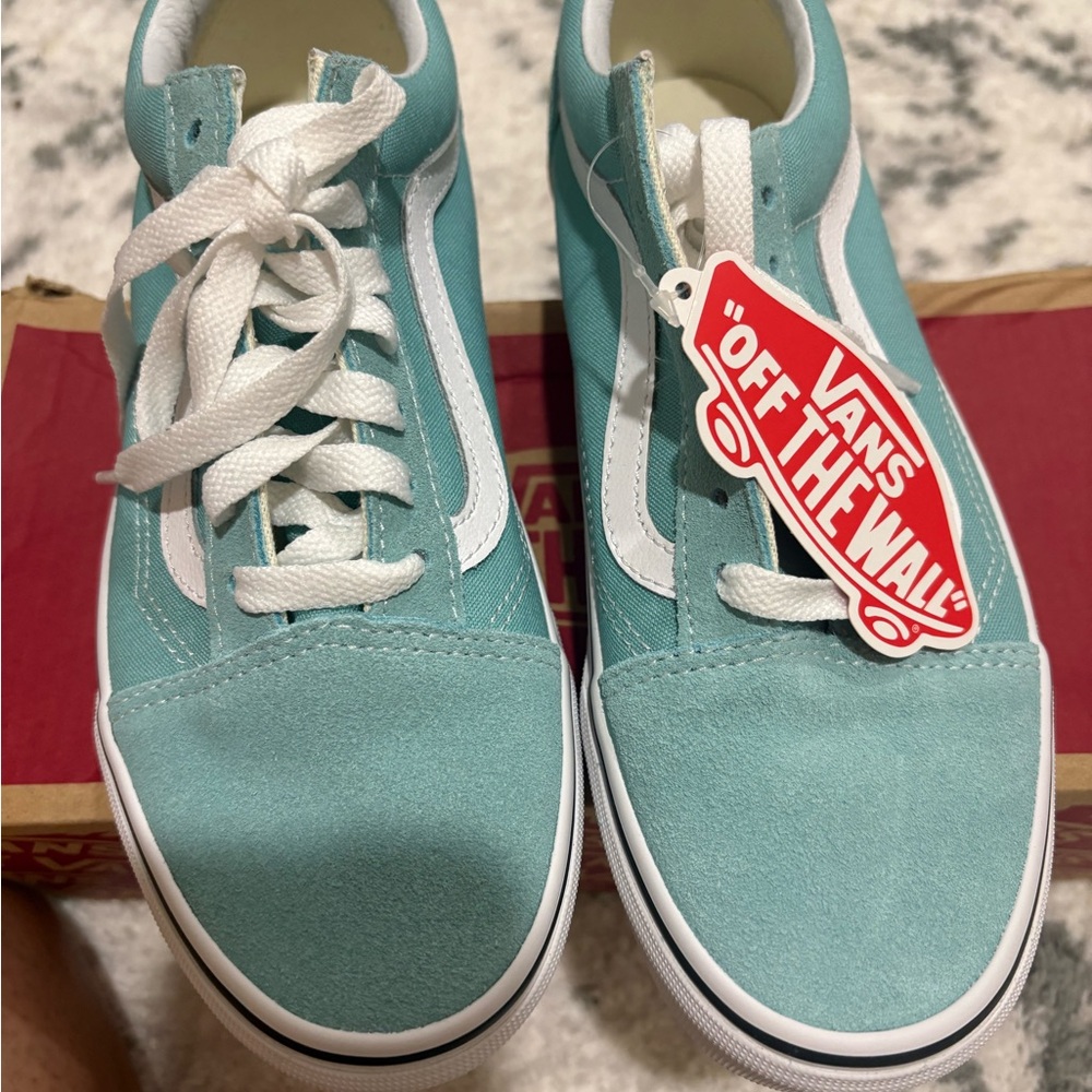 Vans Aqua High-Top Sneakers with White Details